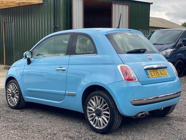 Fiat 500 1.2 Lounge Euro 6 S S Blue #3