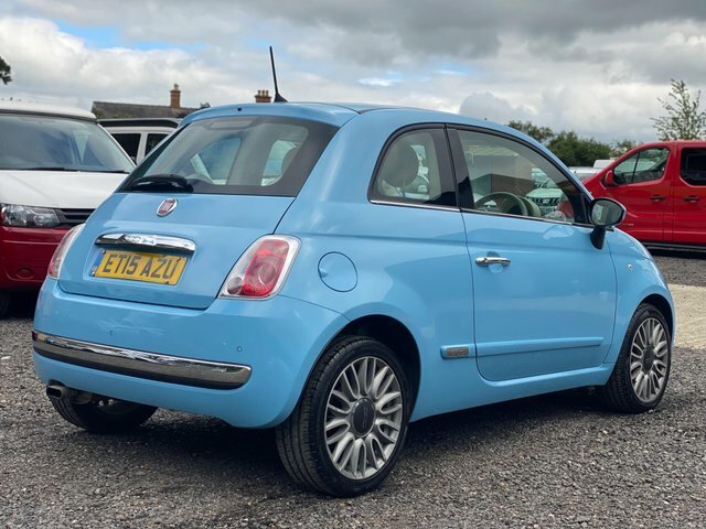 Fiat 500 1.2 Lounge Euro 6 S S Blue #4