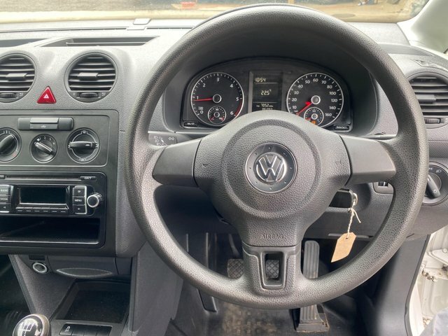 Volkswagen Caddy 1.6 Tdi 102Ps Startline Van White #9