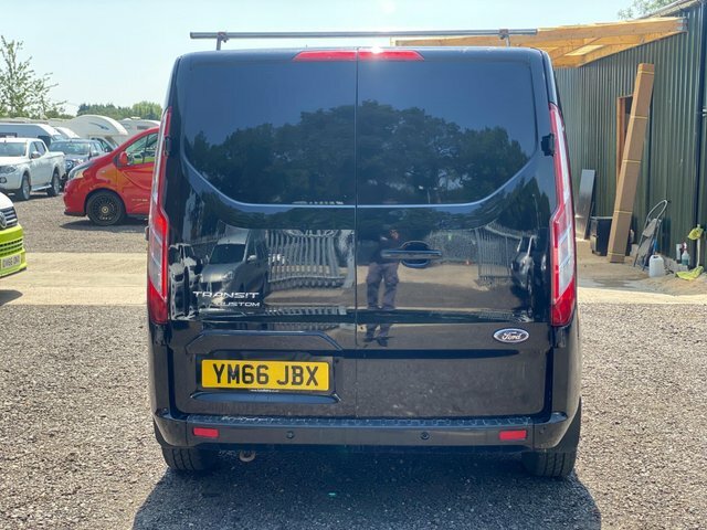 Ford Transit Custom 2.0 Tdci 270 Limited L1 H1 YM66JBX Black #3