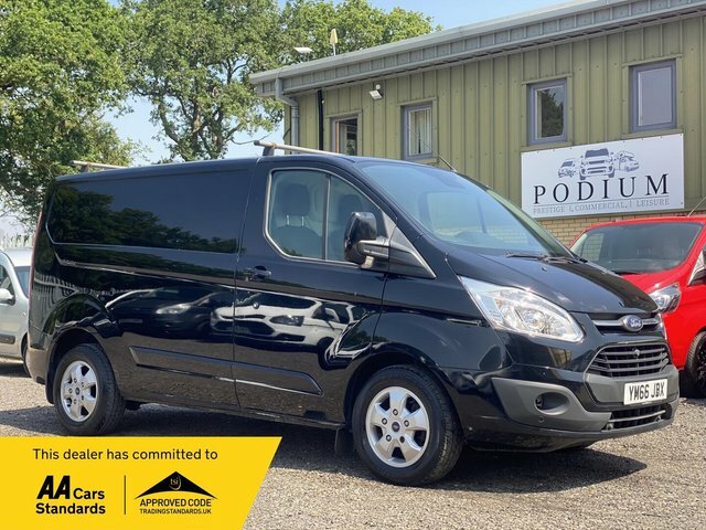 Ford Transit Custom 2.0 Tdci 270 Limited L1 H1 YM66JBX Black