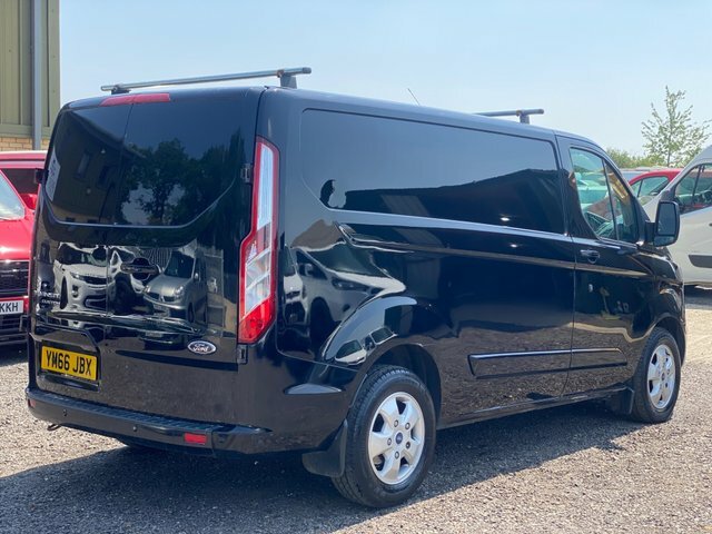 Ford Transit Custom 2.0 Tdci 270 Limited L1 H1 YM66JBX Black #4