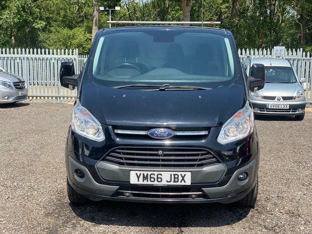 Ford Transit Custom 2.0 Tdci 270 Limited L1 H1 YM66JBX Black #2