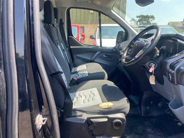 Ford Transit Custom 2.0 Tdci 270 Limited L1 H1 YM66JBX Black #6
