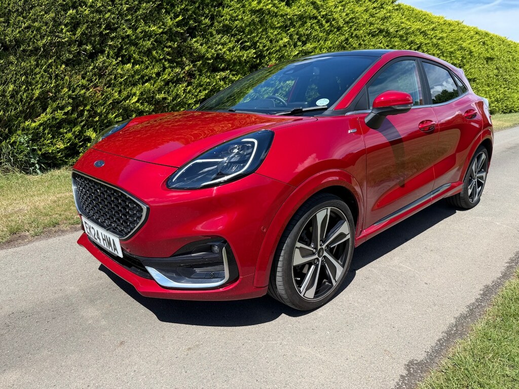 Ford Puma 1.0 Ecoboost Hybr Mhev 155 St-line Vignale Dct EK24HMA Red #3