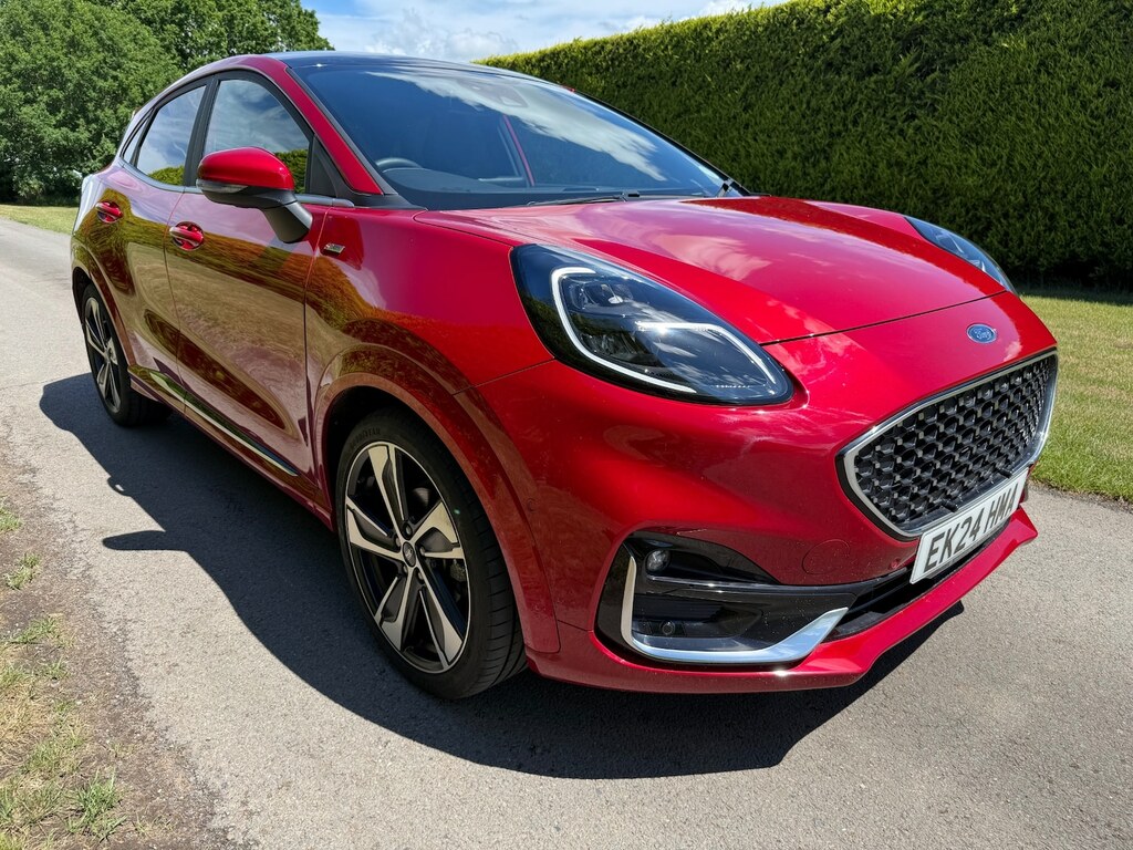 Ford Puma 1.0 Ecoboost Hybr Mhev 155 St-line Vignale Dct Red