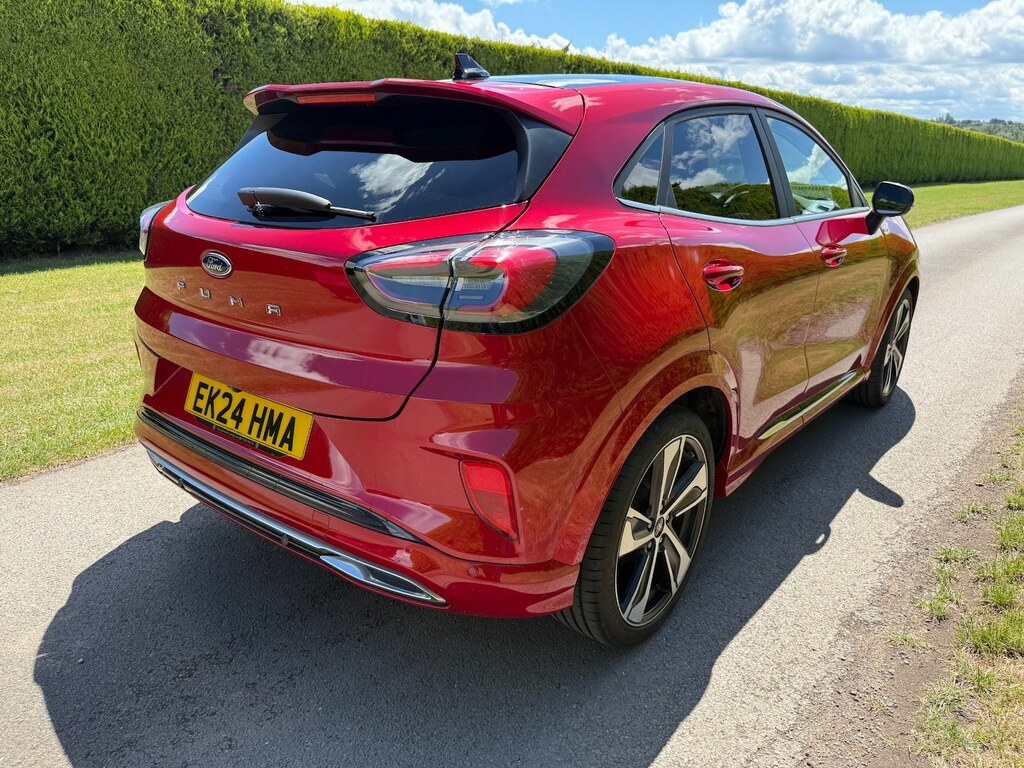 Ford Puma 1.0 Ecoboost Hybr Mhev 155 St-line Vignale Dct EK24HMA Red #6
