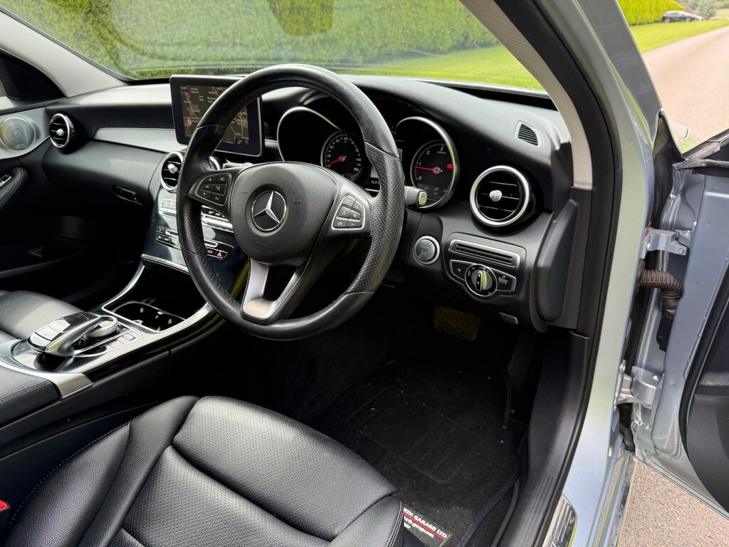 Mercedes-Benz C Class C220d Amg Line Silver #8