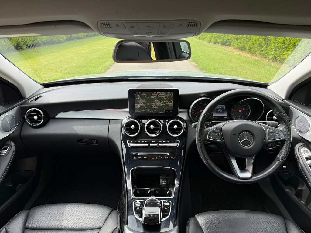 Mercedes-Benz C Class C220d Amg Line Silver #10