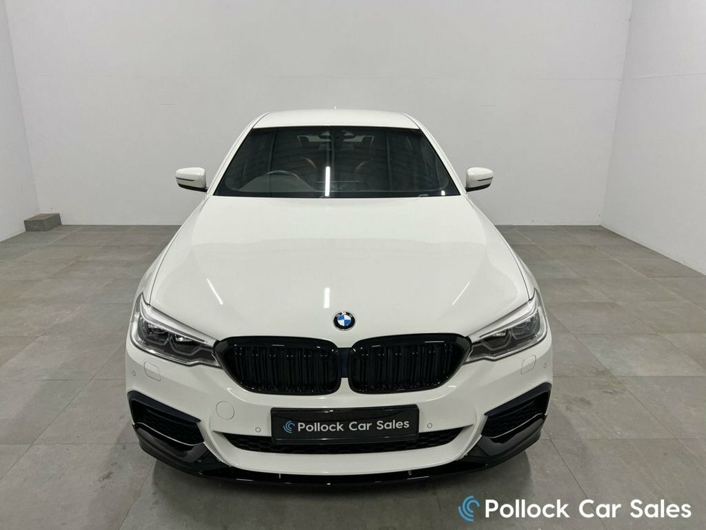 BMW 5 Series 3L M Sport White #6