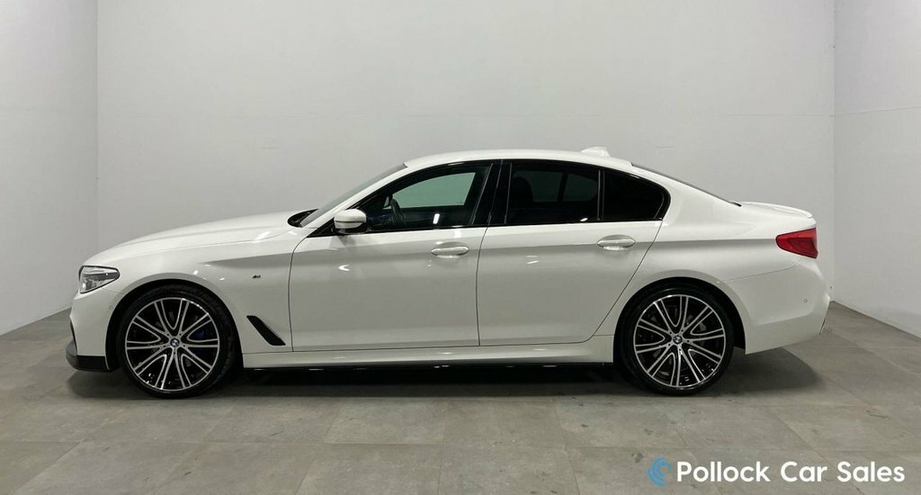 BMW 5 Series 3L M Sport White #4
