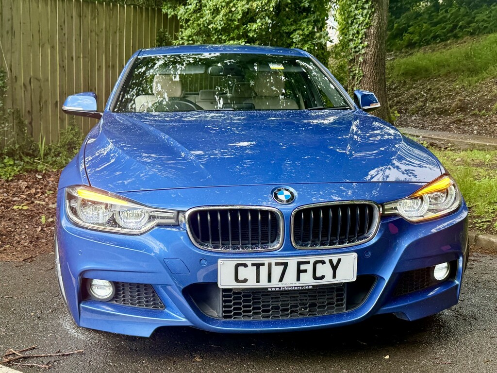 BMW 3 Series Saloon 2.0 318Dm Sport1owner35tax-fsh-nav-2kys- CT17FCY Blue #2