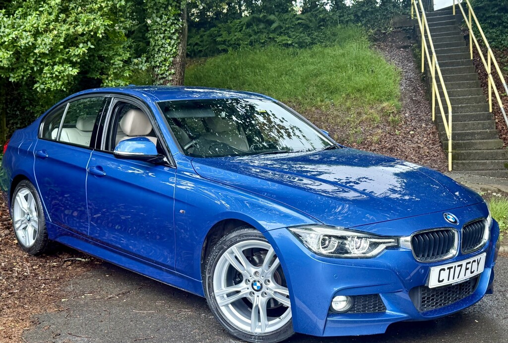 BMW 3 Series Saloon 2.0 318Dm Sport1owner35tax-fsh-nav-2kys- Blue