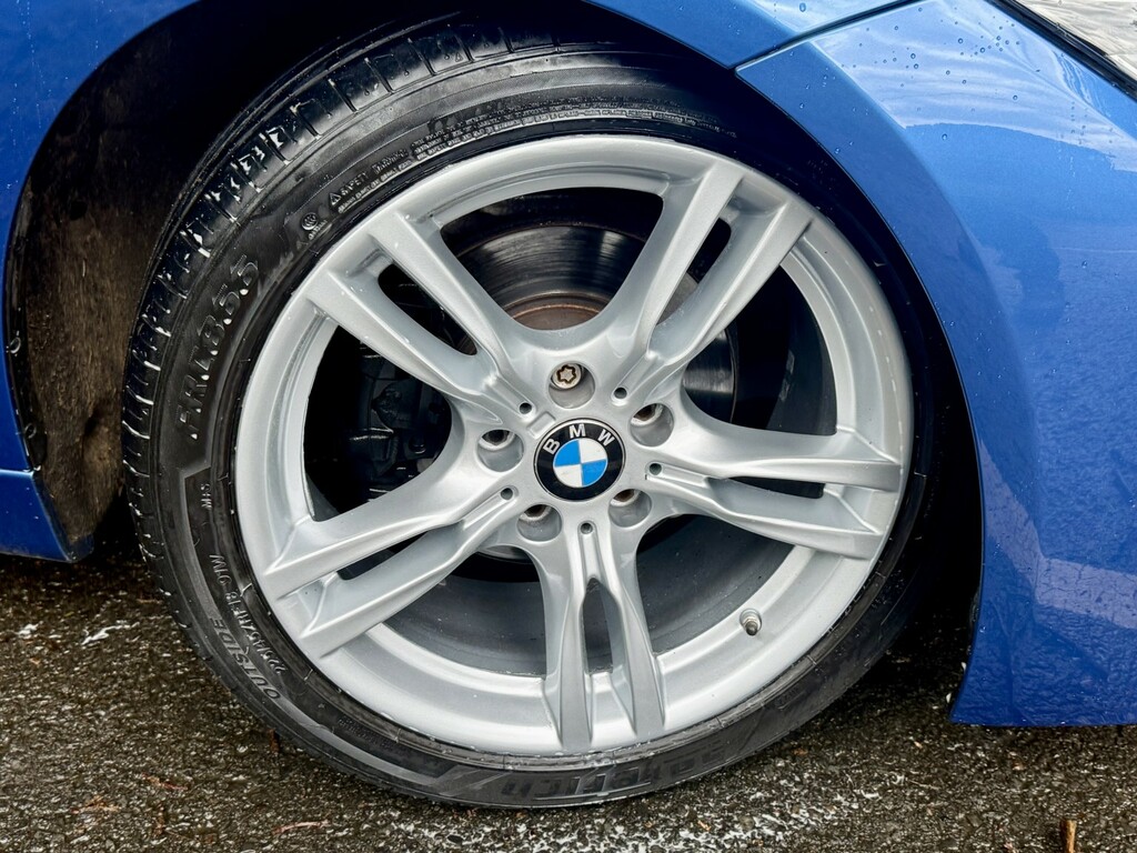 BMW 3 Series Saloon 2.0 318Dm Sport1owner35tax-fsh-nav-2kys- CT17FCY Blue #6