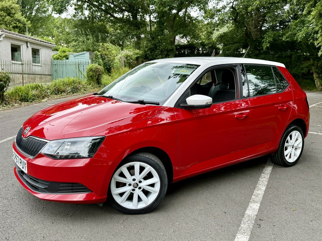 Skoda Fabia Hatchback 1.0 Tsicolour Editionjust 48K-ulez-ac- CP67PUY Red #2