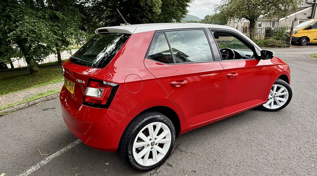 Skoda Fabia Hatchback 1.0 Tsicolour Editionjust 48K-ulez-ac- CP67PUY Red #6