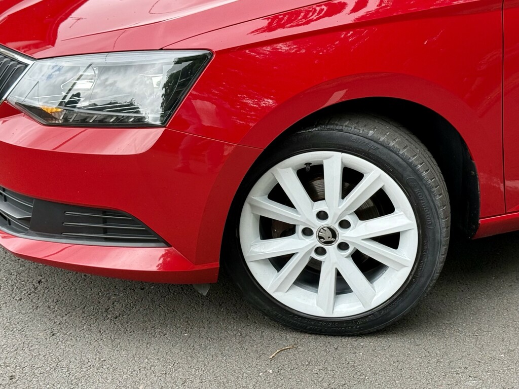 Skoda Fabia Hatchback 1.0 Tsicolour Editionjust 48K-ulez-ac- CP67PUY Red #5