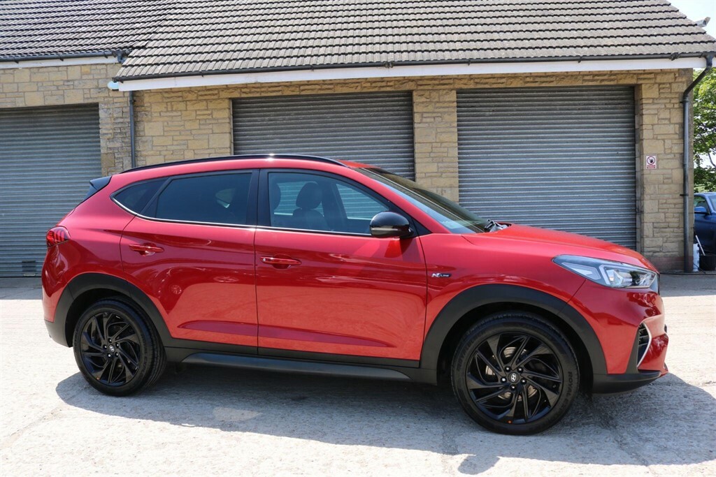 Hyundai Tucson 1.6 Crdi Mhev N Line Euro 6 Ss WN69GOK Red #3