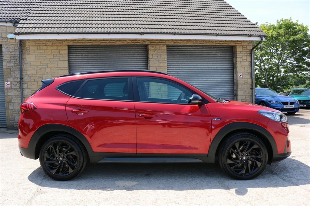 Hyundai Tucson 1.6 Crdi Mhev N Line Euro 6 Ss WN69GOK Red #4
