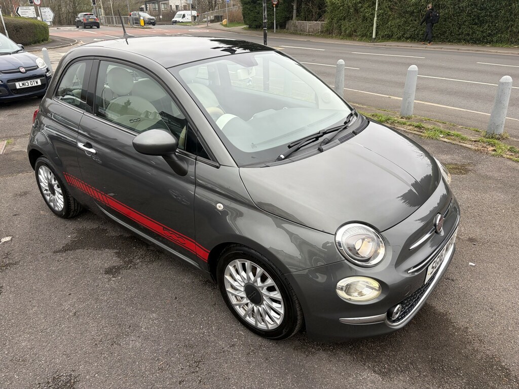 Fiat 500 Hatchback 1.2 500 My17 1.2 69Hp Lounge 2016 Grey