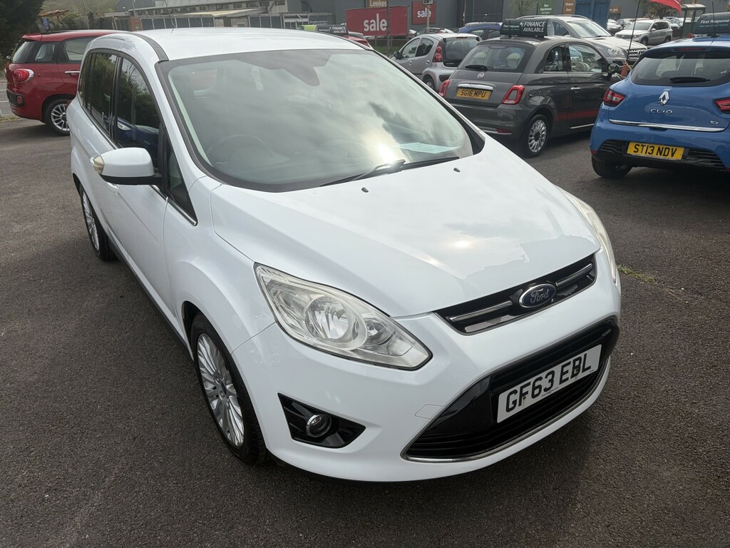 Ford Grand C-Max Mpv 1.6 Tdci Titanium 2013 GF63EBL White
