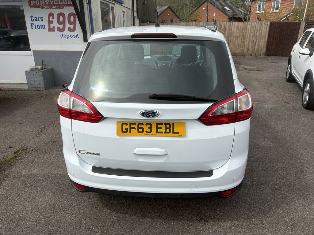 Ford Grand C-Max Mpv 1.6 Tdci Titanium 2013 GF63EBL White #4