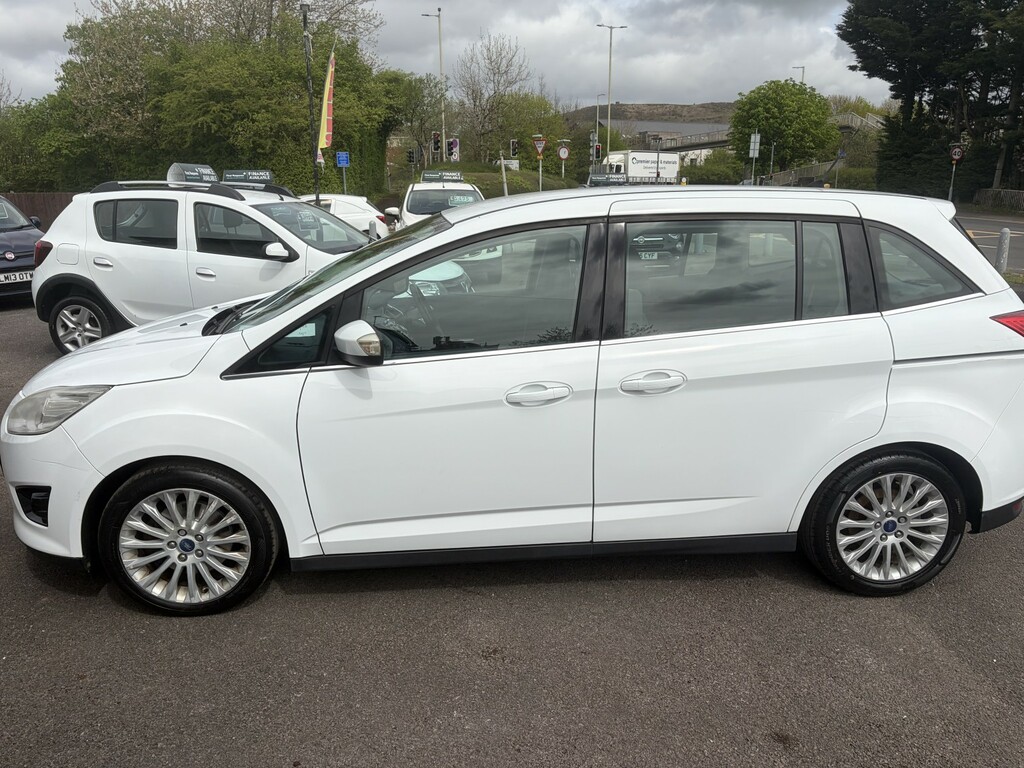 Ford Grand C-Max Mpv 1.6 Tdci Titanium 2013 GF63EBL White #6