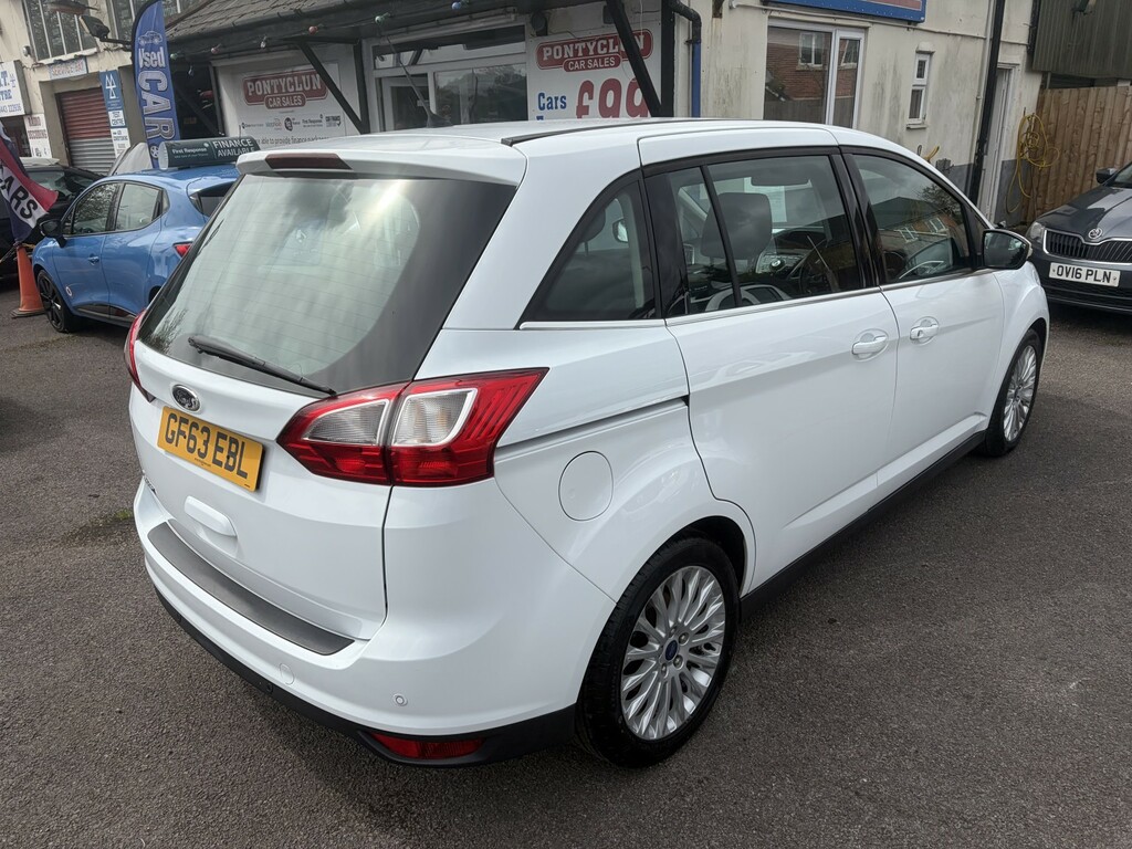 Ford Grand C-Max Mpv 1.6 Tdci Titanium 2013 GF63EBL White #3