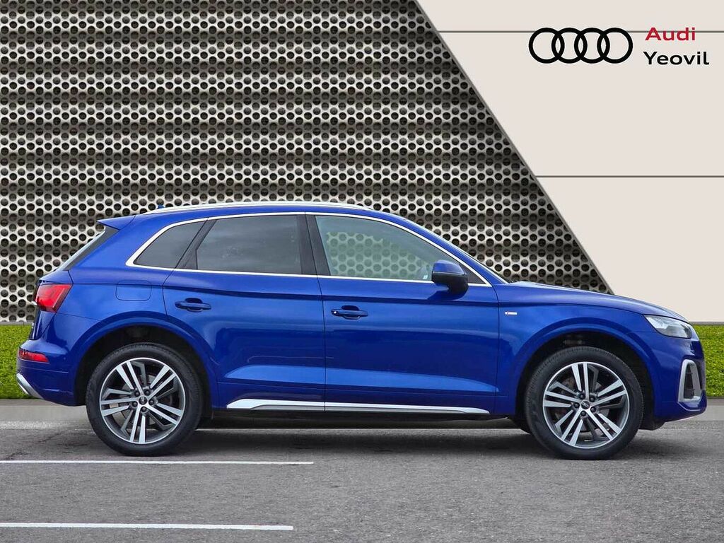 Audi Q5 S Line 40 Tdi Quattro 204 Ps S Tronic - 2023 WJ73HRP Blue #4