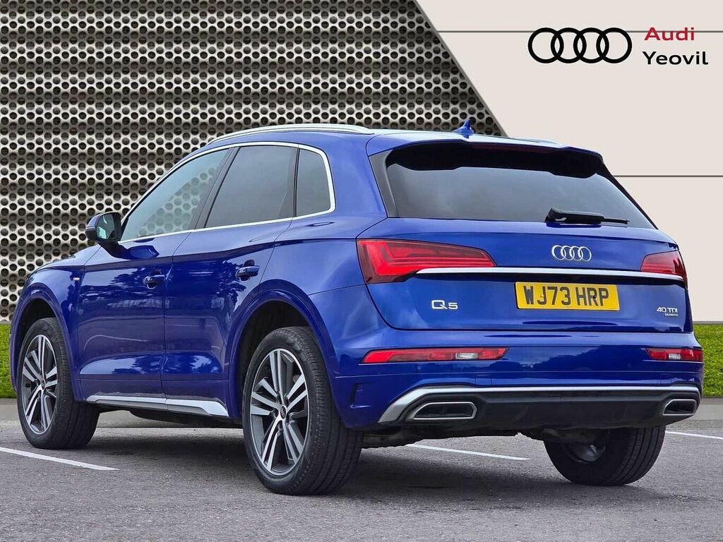 Audi Q5 S Line 40 Tdi Quattro 204 Ps S Tronic - 2023 WJ73HRP Blue #3