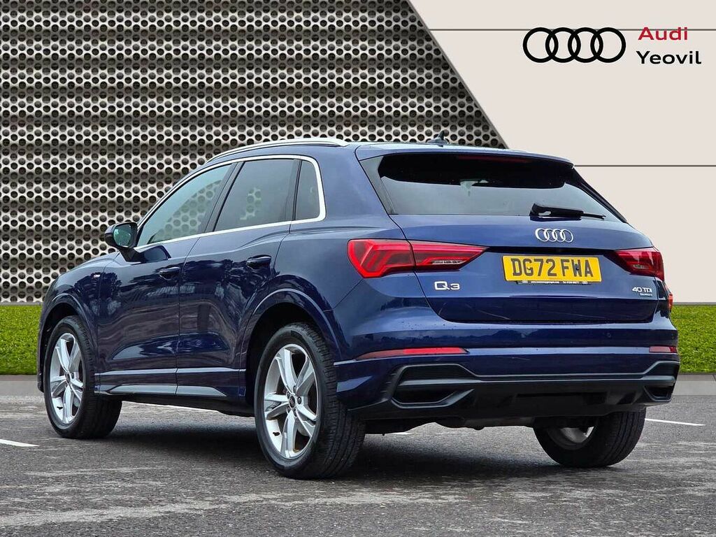 Audi Q3 S Line 40 Tdi Quattro 200 Ps S Tronic - 2022 DG72FWA Blue #3