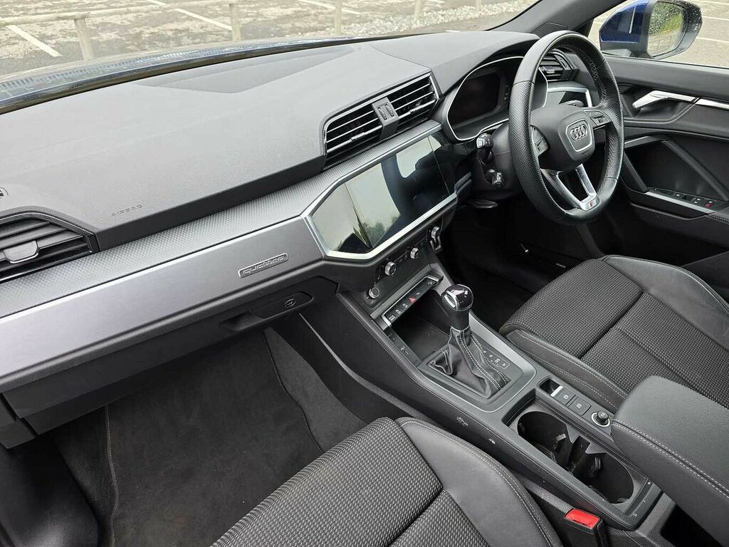 Audi Q3 S Line 40 Tdi Quattro 200 Ps S Tronic - 2022 DG72FWA Blue #2