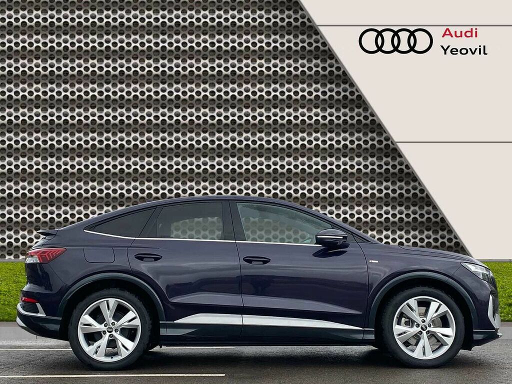 Audi Q4 E Tron Q4 Sportback S Line 45 E-tron 210,00 Kw - 2025 Purple #4