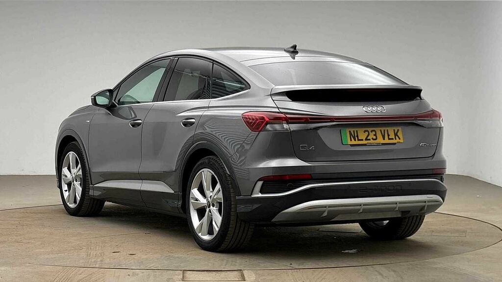 Audi Q4 E Tron Q4 Sportback S Line 40 E-tron 150,00 Kw Grey #3