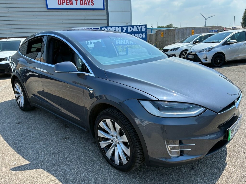 Tesla Model X Suv Grey #3