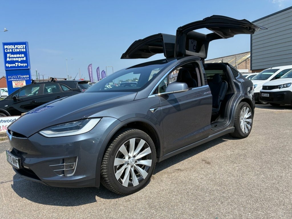 Tesla Model X Suv Grey #4