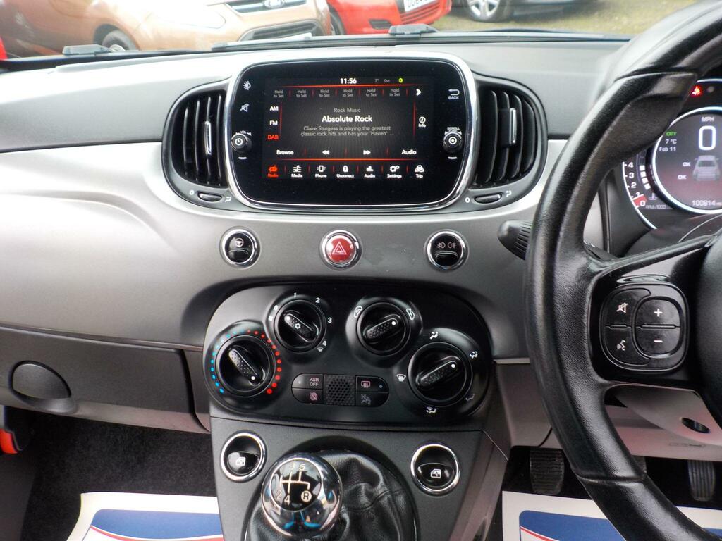 Fiat 500 Hatchback Red #12