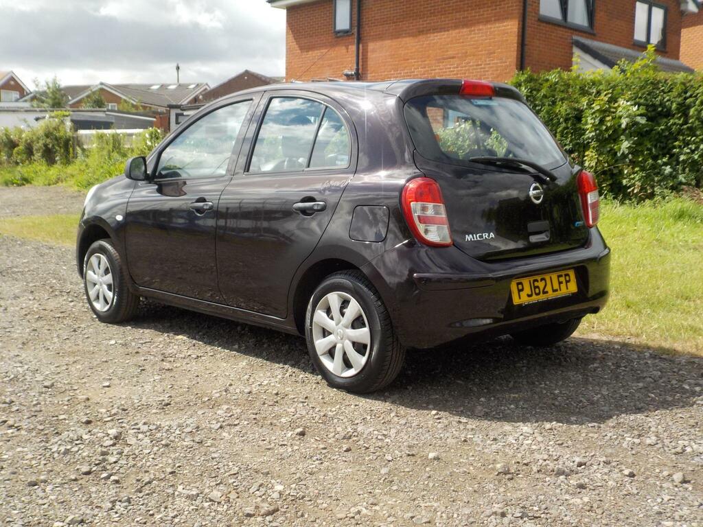 Nissan Micra 1.2 12V Visia Euro 5 Black #3
