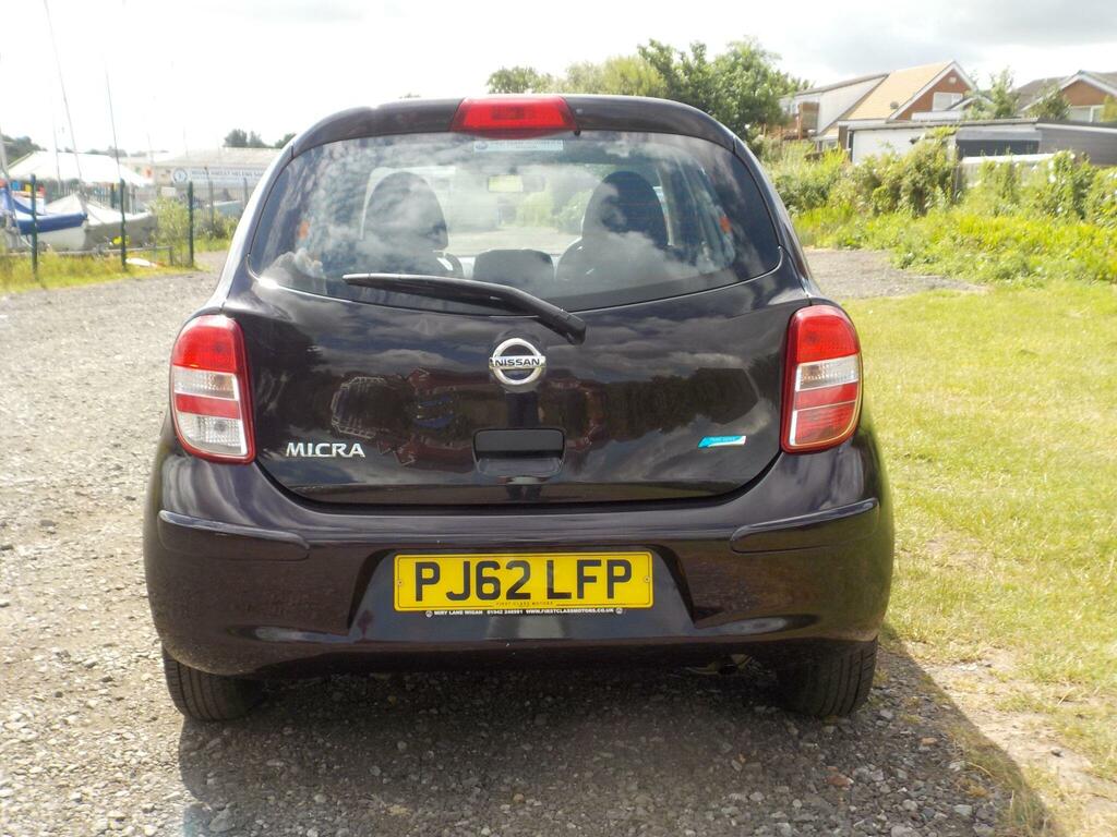 Nissan Micra 1.2 12V Visia Euro 5 Black #4