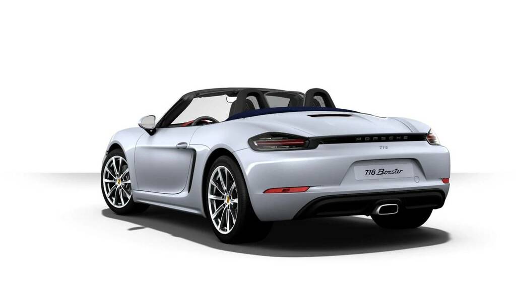 Porsche 718 Boxster Convertible Silver #3