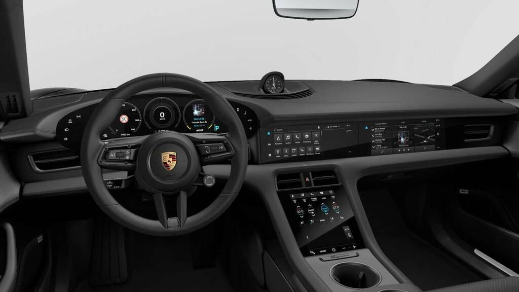 Porsche Taycan 4S Black #4