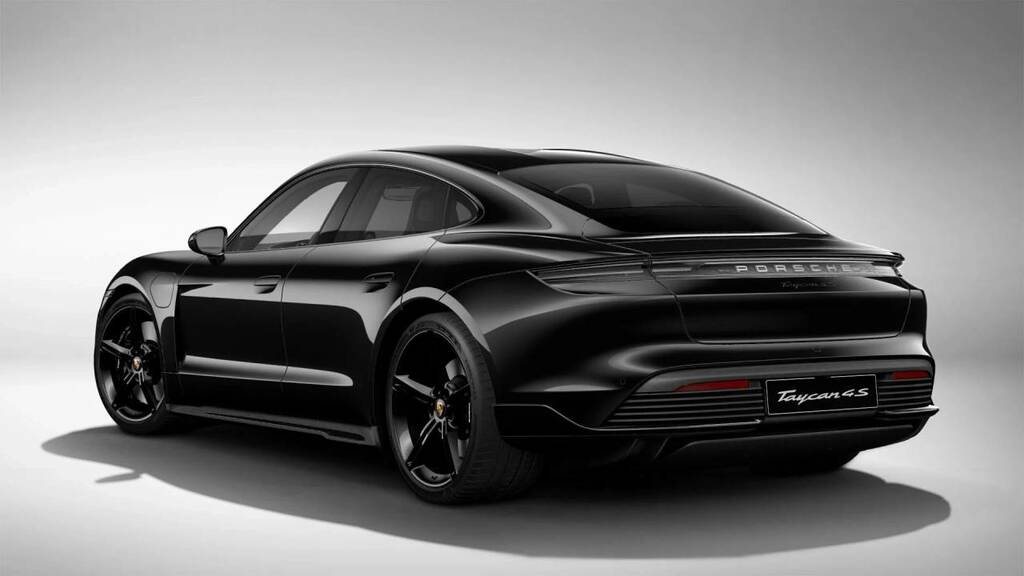 Porsche Taycan 4S Black #3
