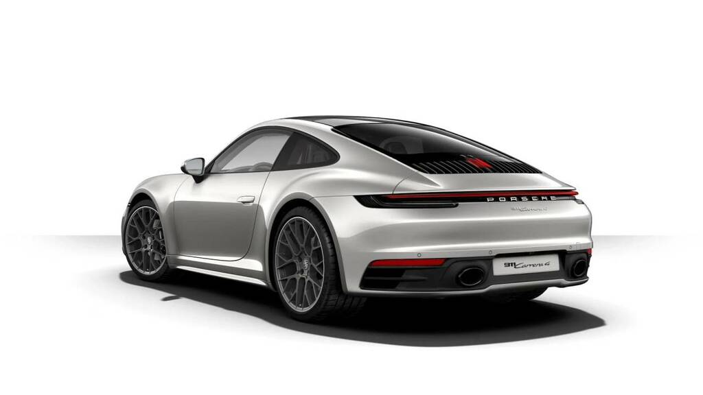 Porsche 911 Carrera 4 Silver #3