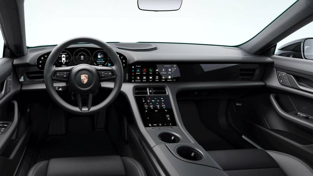Porsche Taycan 4S My23 Black #4