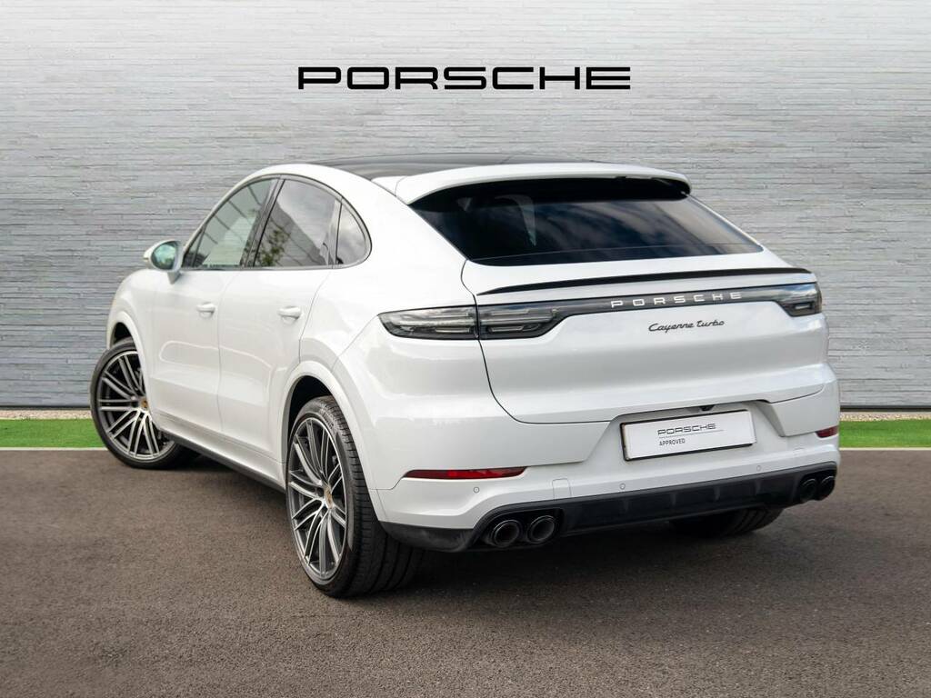 Porsche Cayenne Turbo Coupe White #3