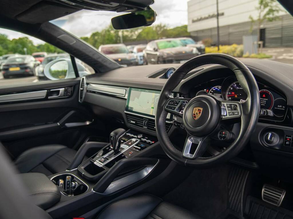 Porsche Cayenne Turbo Coupe White #4