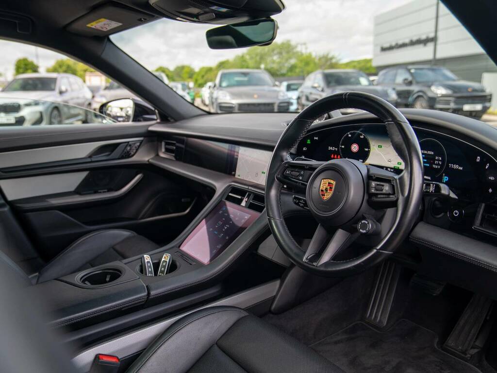Porsche Taycan 4S Black #4