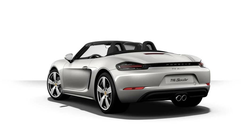 Porsche 718 Boxster Convertible Silver #3