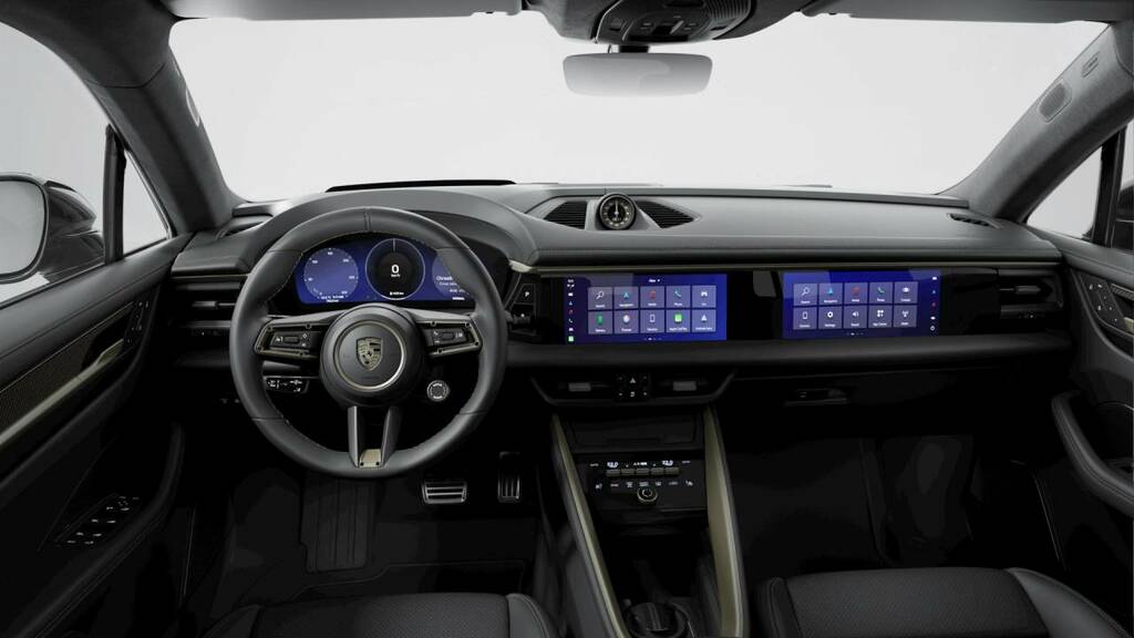 Porsche Macan Turbo Electric Black #4