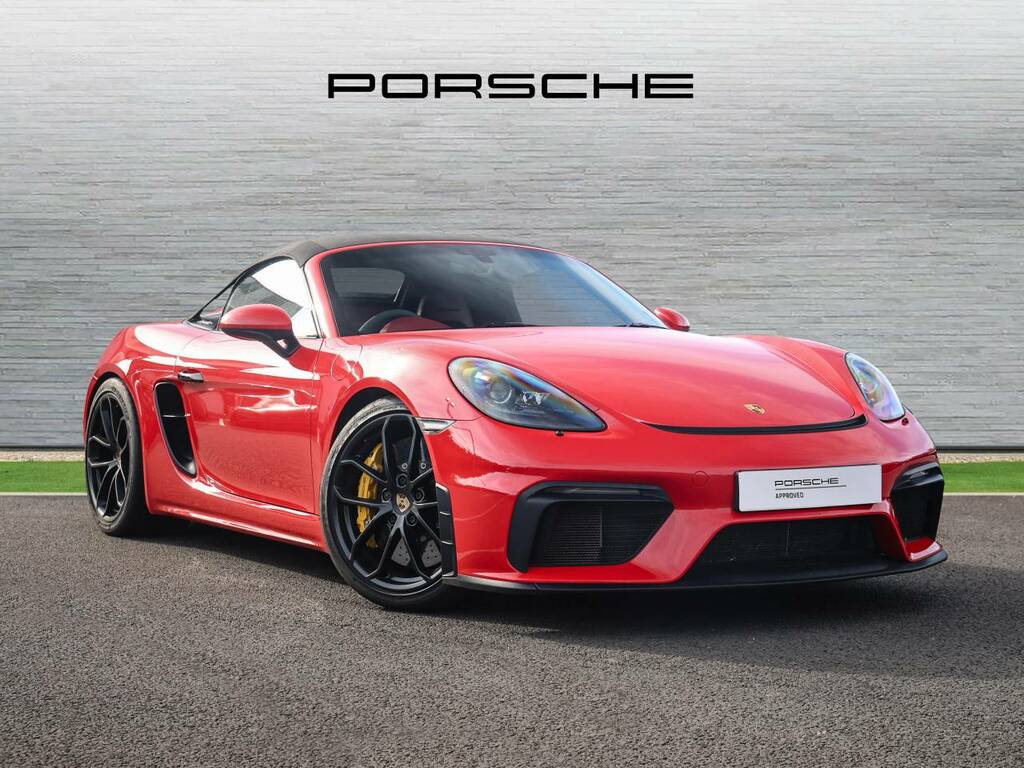 Porsche 718 Spyder My23 Red